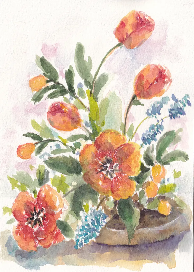 Watercolour painting